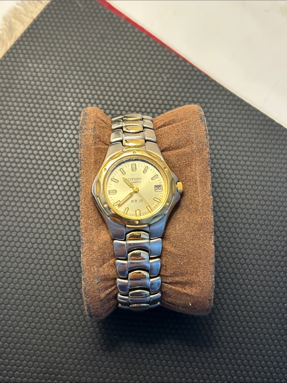 Citizen Two-Tone Gold and Silver Dial Wristwatch